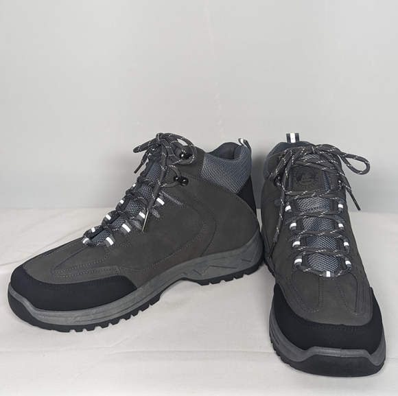 NEW Storm Mountain Mens Winter Snow Hiking Boot Sz 10 grey - Picture 3 of 4